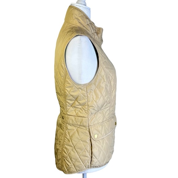 Lilly Pulitzer Quilted Beige Vest Size L - Picture 11 of 16
